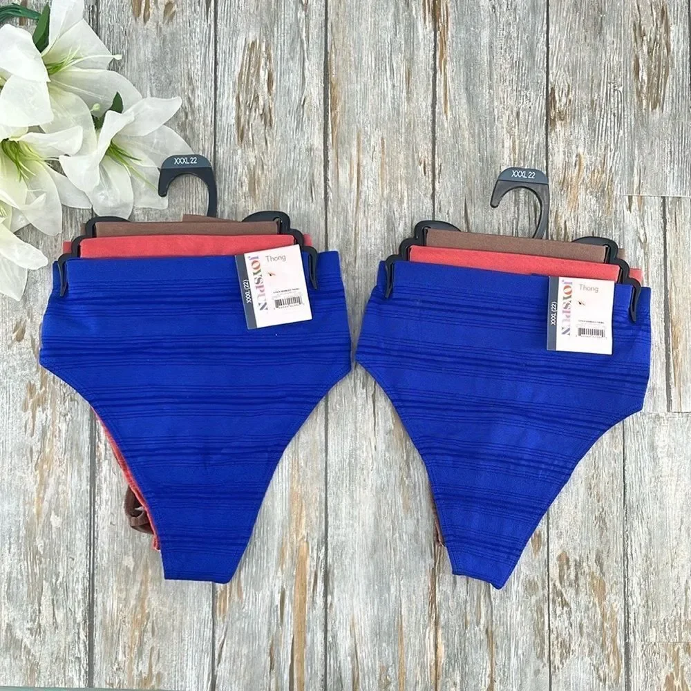 Seamless Thong Underwear Panties 2, 3-Packs Size XXL